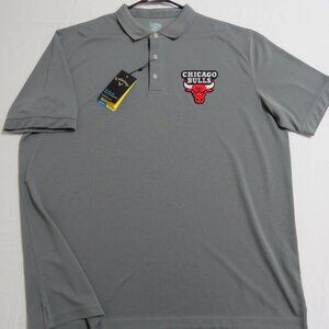 New 2XL BULLS Gray Callaway Men's db #21L Polo Shirt
